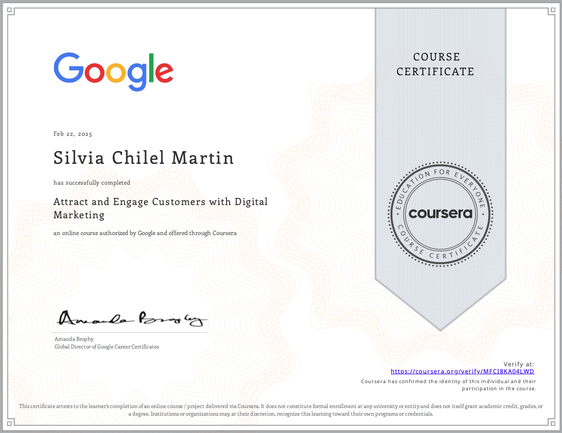 Certification